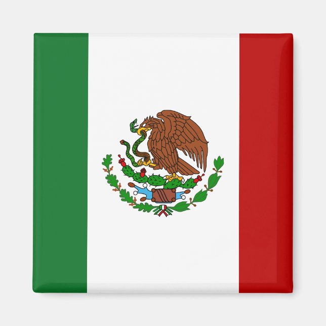 Aimant Drapeau mexicain (Devant)