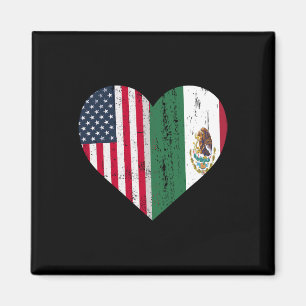 Aimant Drapeau mexicain américain Drapeau mexicain
