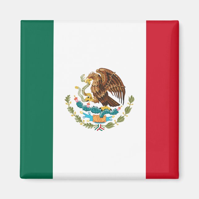 Aimant Drapeau mexicain - Drapeau mexicain (Devant)