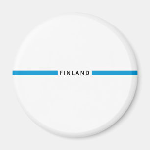 Aimant drapeau minimaliste finlandais