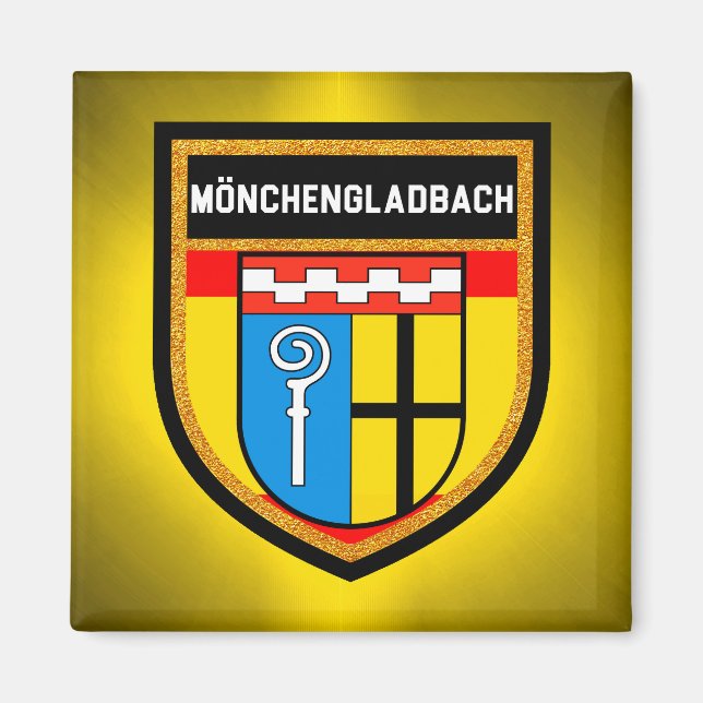 Aimant Drapeau Mönchengladbach (Devant)