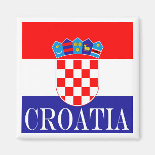 Aimant Drapeau national de Croatie Zastava Hrvatske