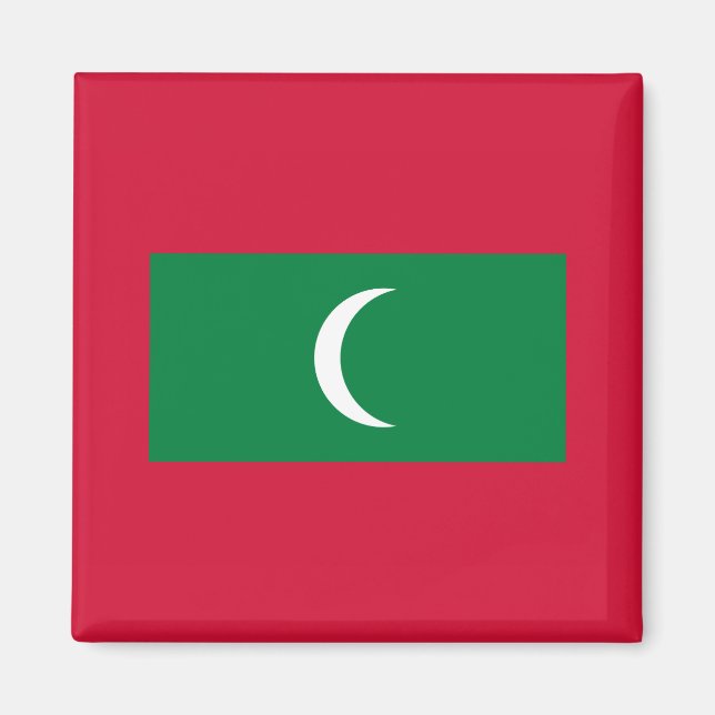 Aimant Drapeau national des Maldives (Devant)