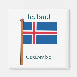 Aimant Drapeau national d'Islande Thunder_Cove
