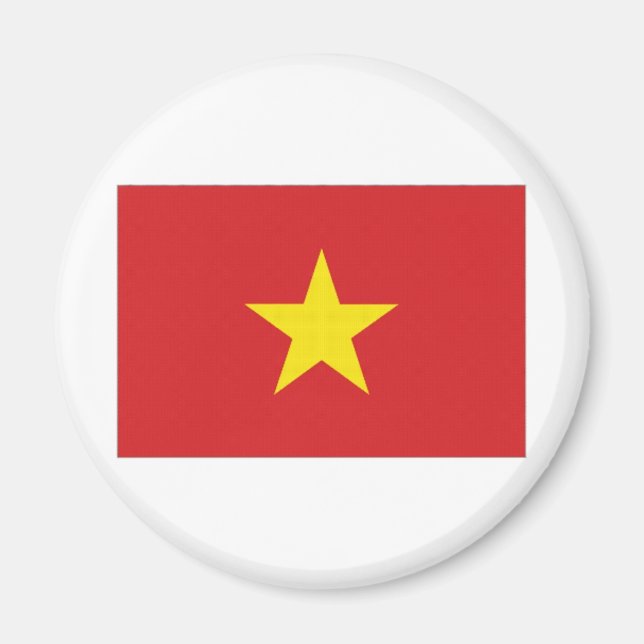 Aimant Drapeau national du Viet Nam (Devant)