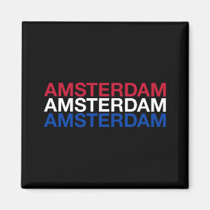 Aimant Drapeau néerlandais AMSTERDAM