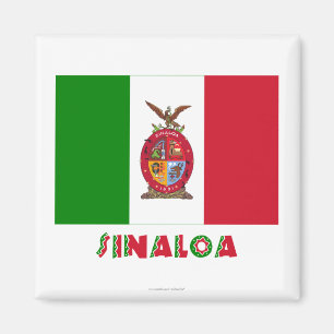 Aimant Drapeau officieux de Sinaloa