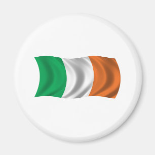 Aimant Drapeau onduleux de l'Irlande