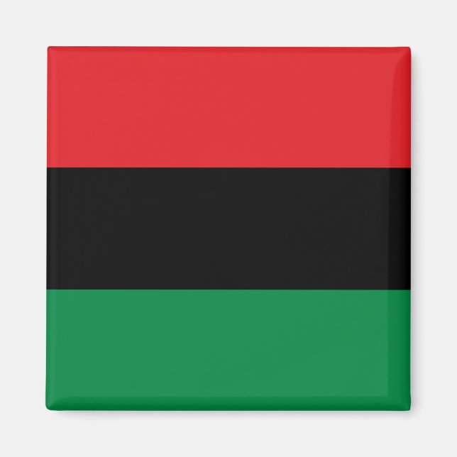 Aimant Drapeau panafricain UNIA (Devant)
