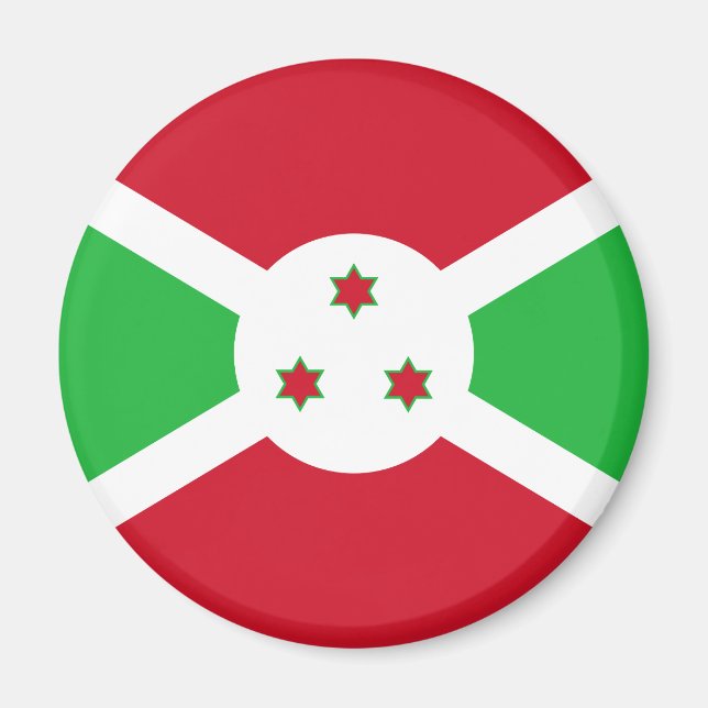 Aimant Drapeau patriotique du Burundi (Devant)