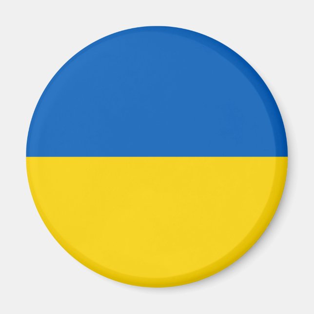 Aimant Drapeau patriotique ukrainien (Devant)