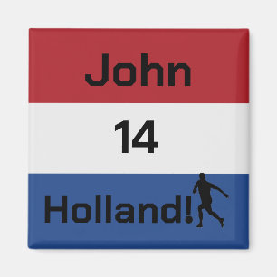 Aimant Drapeau personnalisé de football américain Holland