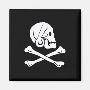 Aimant Drapeau pirate - Jolly roger