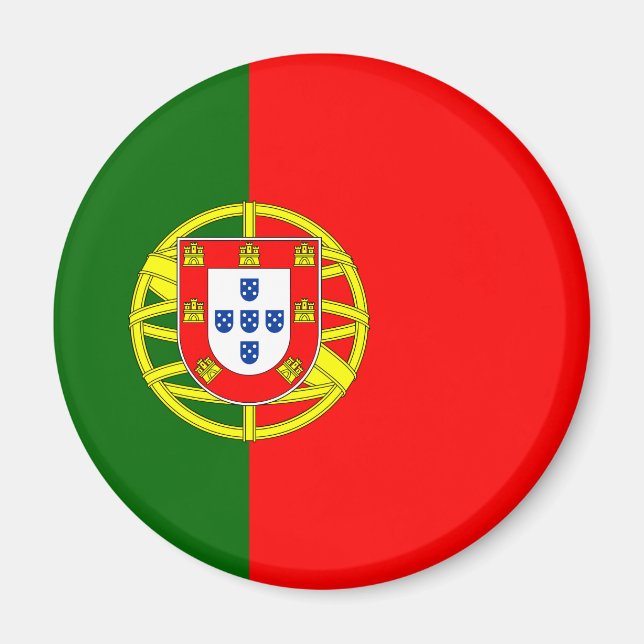 Aimant Drapeau portugais (Portugal) (Devant)