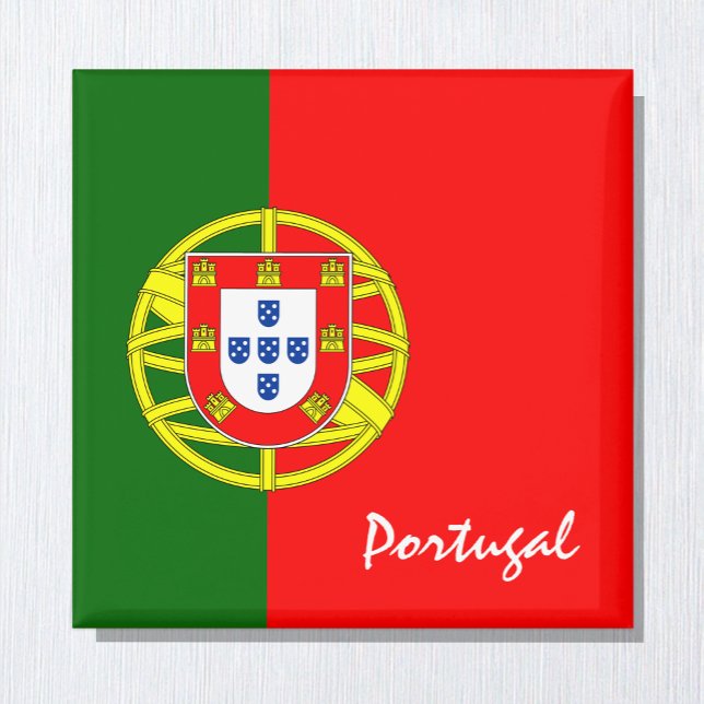 Aimant Drapeau portugais & Vacances Portugal /fans sporti (Créateur téléchargé)