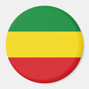 Aimant Drapeau rastafari éthiopien Rasta