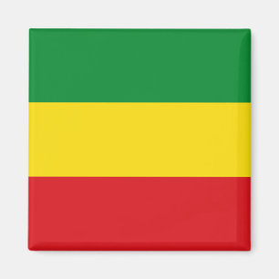 Aimant Drapeau rastafarien Rasta Ethiopie
