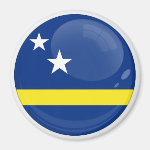 Aimant Drapeau rond de Curaçao