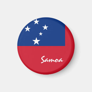 Aimant Drapeau samoan & Océanie - Amateurs de voyage/spor