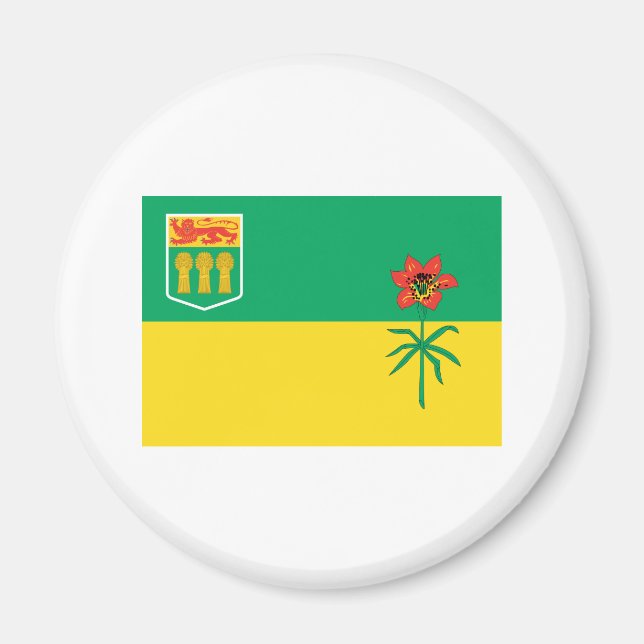 AIMANT DRAPEAU SASKATCHEWAN (Devant)