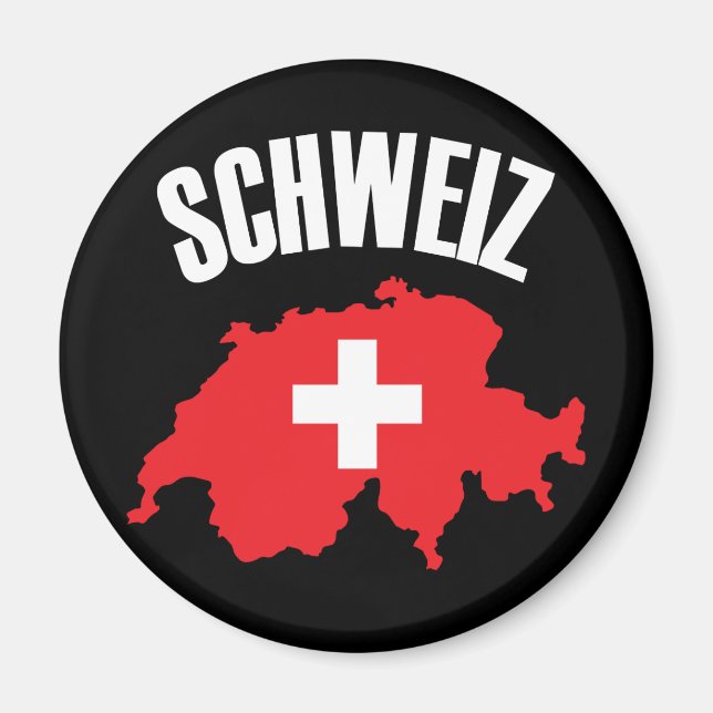 Aimant Drapeau Schweiz Suisse (Devant)