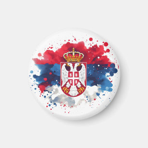 Aimant Drapeau serbe Serbie