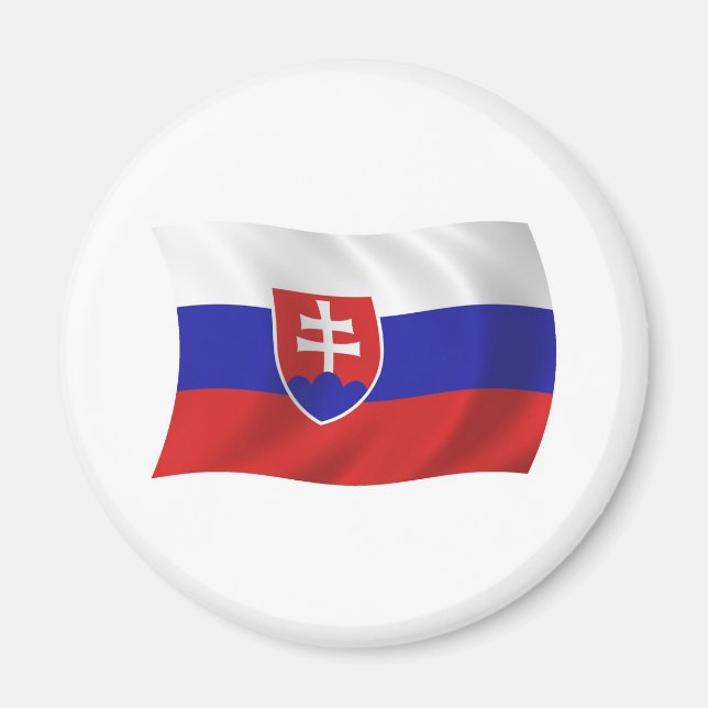 Aimant Drapeau Slovaquie (Devant)