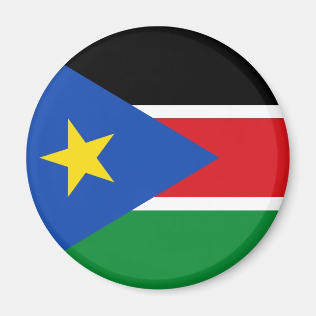Aimant drapeau sud-soudan (Devant)