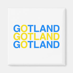 Aimant Drapeau suédois GOTLAND