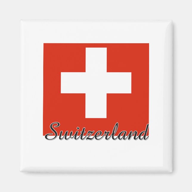 Aimant Drapeau Suisse (Devant)