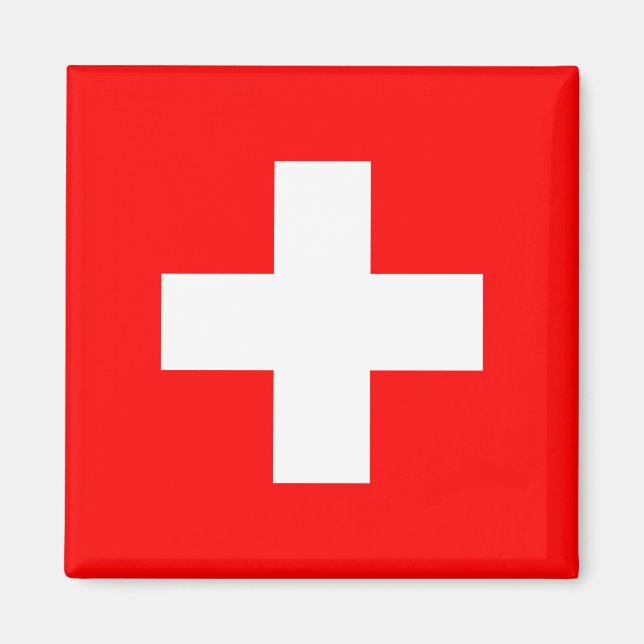 Aimant Drapeau Suisse (Devant)