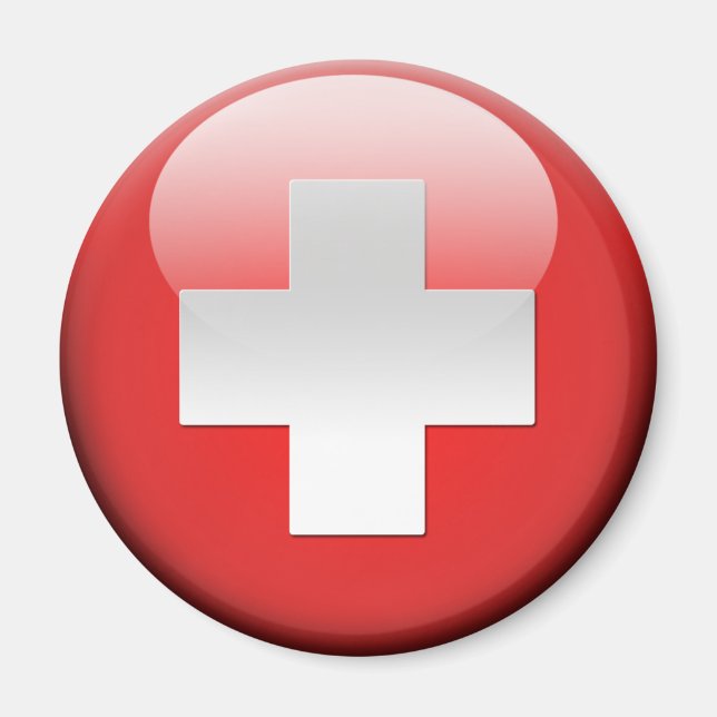 Aimant Drapeau suisse 2.0 (Devant)