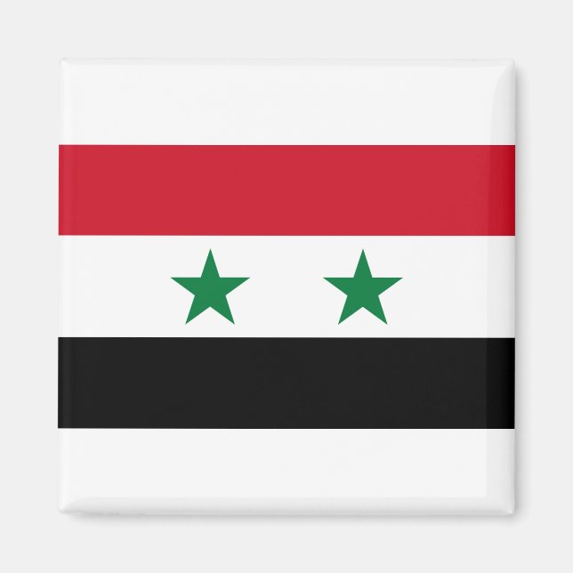 Aimant Drapeau Syrie (Devant)
