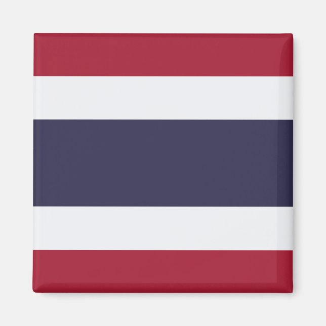 Aimant Drapeau thaïlandais (Thaïlande) (Devant)