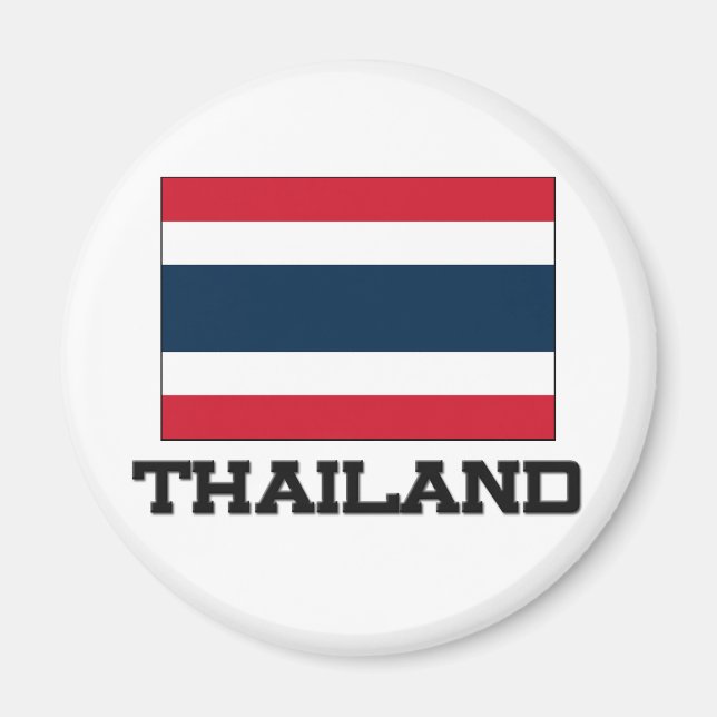 Aimant Drapeau Thaïlande (Devant)