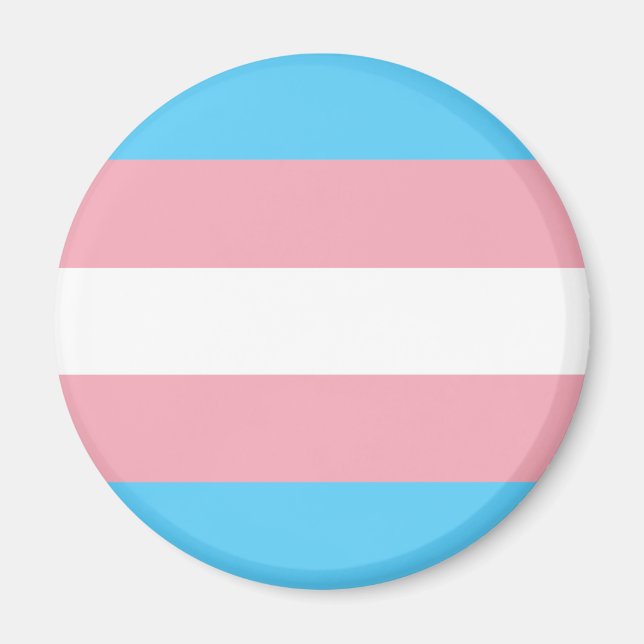 Aimant Drapeau Transgenre (Devant)