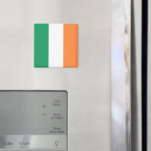 Aimant drapeau tricolore irlandais patriotique moderne
