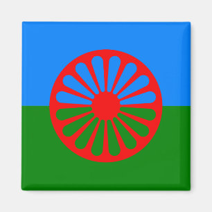 Aimant Drapeau tzigane romani officiel