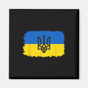 Aimant Drapeau Ukraine Ukrainien Fierté de l'Ukraine Cœur