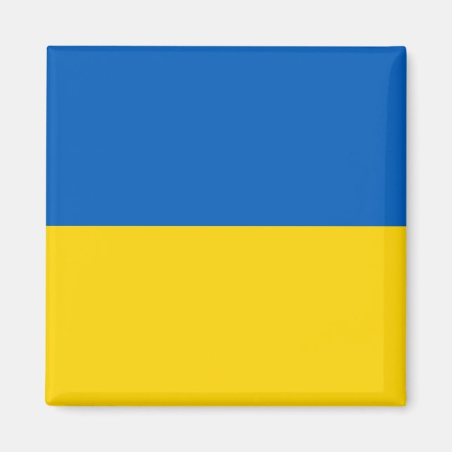 Aimant Drapeau ukrainien (Ukraine) (Devant)