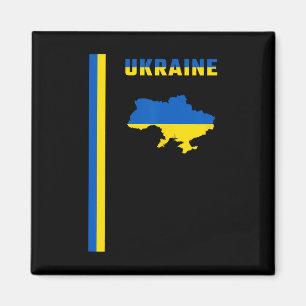 Aimant Drapeau ukrainien vertical 