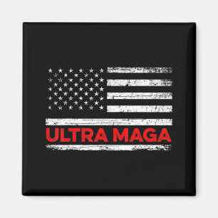 Aimant Drapeau Ultra Maga United State