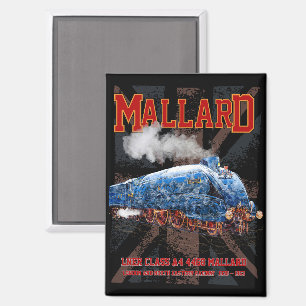 Aimant Drapeau Union Jack de la locomotive Mallard Classe