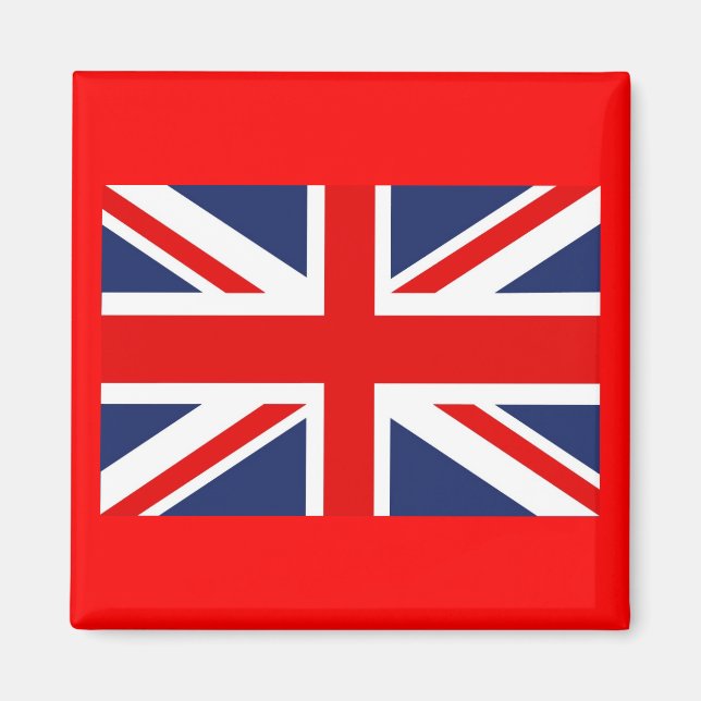 Aimant Drapeau Union Jack - Royaume-Uni (Devant)