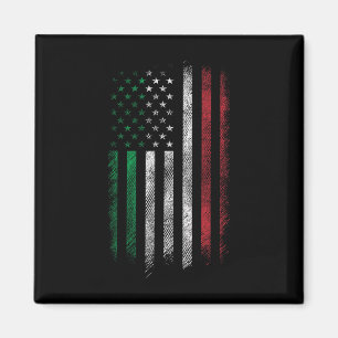 Aimant Drapeau Usa 4 Juillet Patriote Américain Italien F
