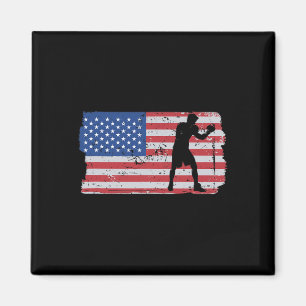 Aimant Drapeau Usa Combattant Mma Kickboxing Boxe Combat