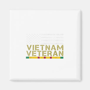 Aimant Drapeau Usa Vietnam Vétérinaire - Vieux Homme Viêt