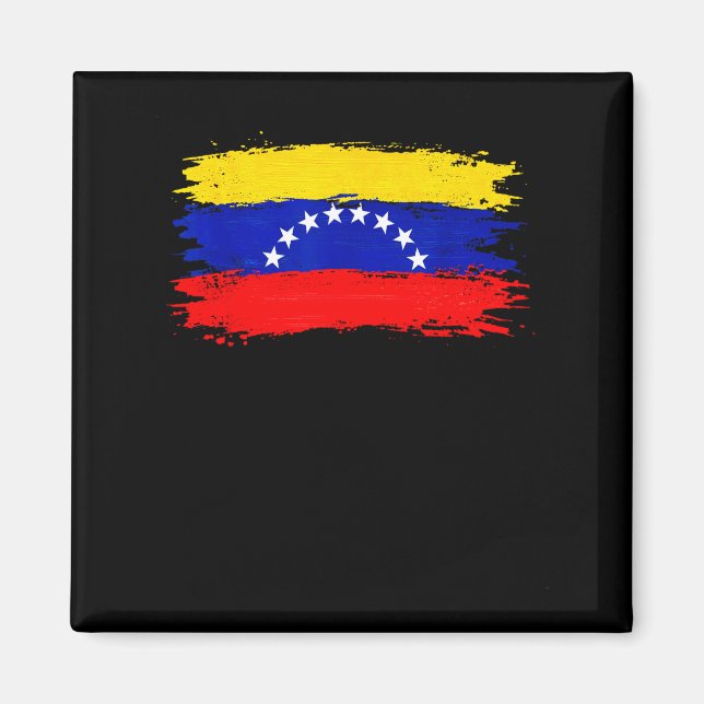 Aimant Drapeau Venezuela 2026 Libre Paix  (Devant)