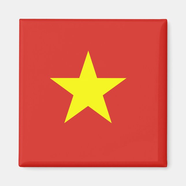 Aimant Drapeau vietnamien (Devant)