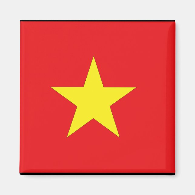 Aimant Drapeau vietnamien (Devant)